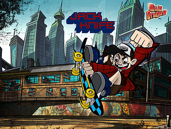 Wild Grinder JACK KNIFE, jay jay, lie rob, emo crys, rob dyrdeks wild grinders, meaty, jack knife HD wallpaper