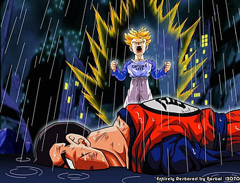 Future Gohan dead, gohan, mirai, trunks, future HD wallpaper