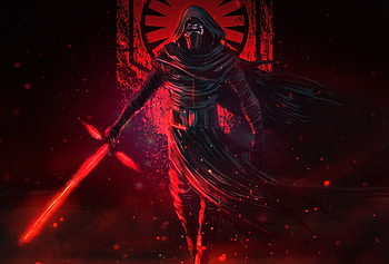 Artwork, star wars, villain, Kylo Ren HD wallpaper