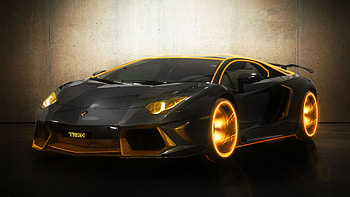 Pin Gold Cool Cars on Pinterest 0 HTML code. Lamborghini Aventador Tron Edition - Gear Heads HD wallpaper