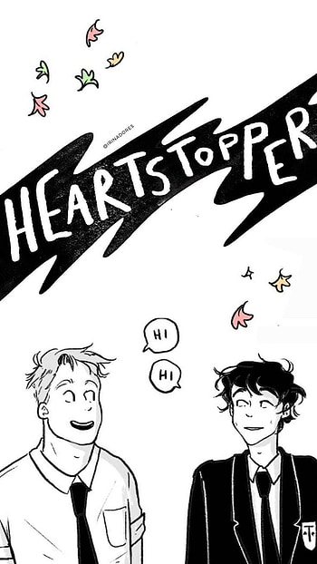 Heartstopperchar&nick, love, art, gay HD phone wallpaper