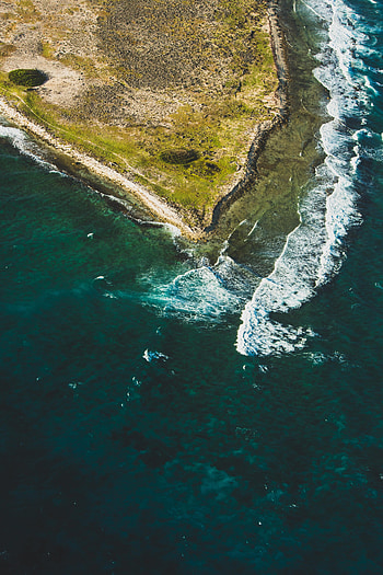 Nature, Waves, Shore, Bank, Island HD phone wallpaper