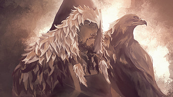 Genghis Khan, Mongolia , Eagle bird of prey, Medieval warrior HD wallpaper