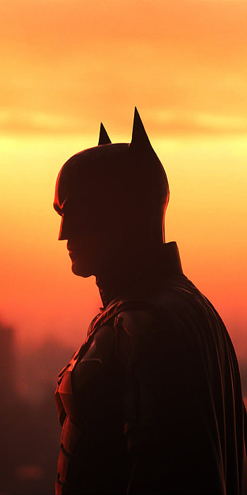 The Batman — Sunset | Gotham Dusk: The Batman Mobile, Batman, movie, The Batman HD phone wallpaper