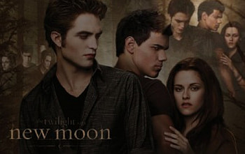 New Moon , bella swan, new moon, edward cullen, jacob black HD wallpaper