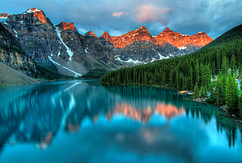 Alberta Canada, alberta, lake, mountains, nature, world, canada HD wallpaper