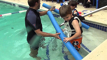 Kids In Swimming Pool HD wallpaper