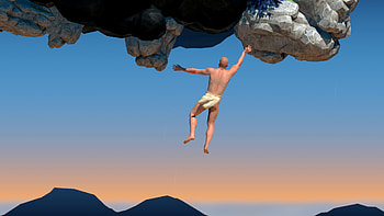 Climbing Challenge Game, video game, A Difficult Game About Climbing HD wallpaper