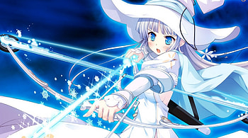 Witch, game cg, anime, visual novel HD wallpaper