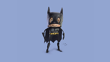 Lil Batman , batman, superheroes, artist, artwork, digital-art, behance HD wallpaper