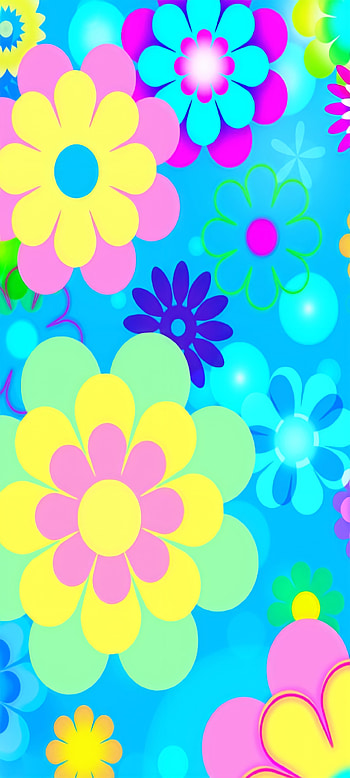 Colorful Flowers HD phone wallpaper
