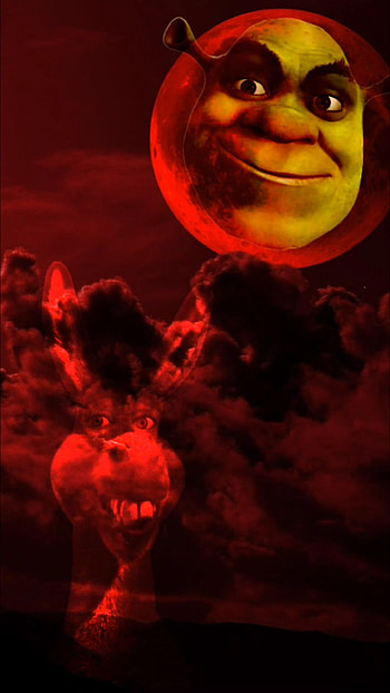 Shrek, orange, red HD phone wallpaper