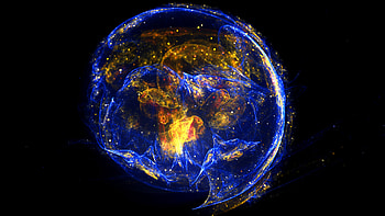 Abstract, Shine, Bright, Sparks, Brilliance, Ball, Glow, Energy, Plasma HD wallpaper