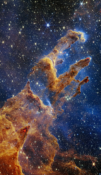 Pillars of Creation, Sci Fi, galaxy HD phone wallpaper