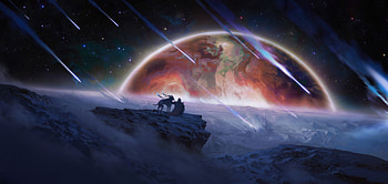 Starfall Dreams, artist, artwork, digital-art, artstation HD wallpaper
