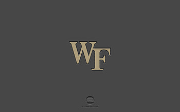 Wake Forest Demon Deacons, gray background, American football team, Wake Forest Demon Deacons emblem, NCAA, North Carolina, USA, American football, Wake Forest Demon Deacons logo HD wallpaper