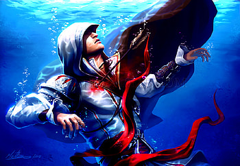 Ezio audirote, game, power, fanart, boy HD wallpaper