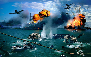 Pearl Harbor , Striking visuals, Captivating backgrounds, War drama HD wallpaper