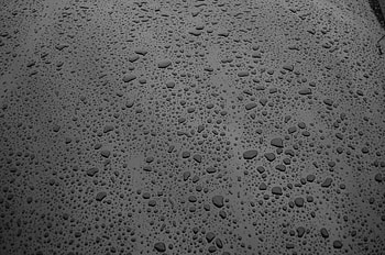 Drops, Macro, Surface, Bw, Chb HD wallpaper