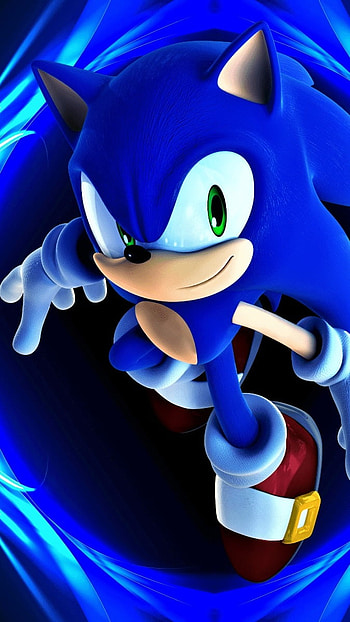 Sonic, Black Background HD phone wallpaper