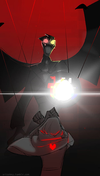 Spamton Neo, red, art HD phone wallpaper