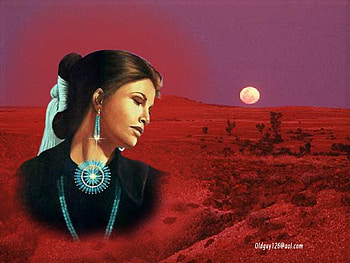Indian Woman, american native, painted, art, indian, woman HD wallpaper