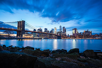 Brooklyn Bridge Blue Sky Buildings , brooklyn-bridge, bridge, buildings, sky HD wallpaper