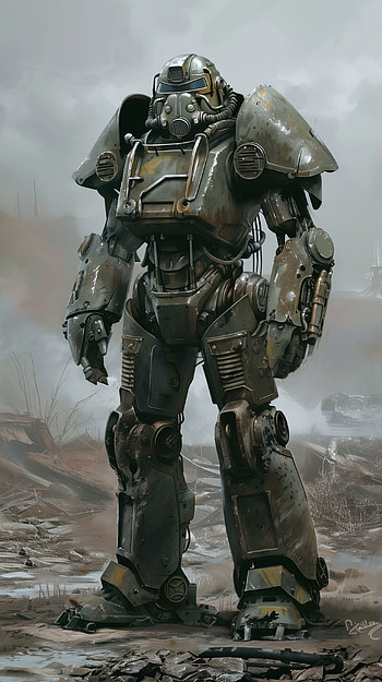 Fallout T-60 Armor: Ultimate Game, video game, Fallout, armor, post apocalyptic HD phone wallpaper