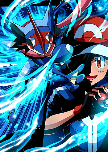 Greninja Background Box. Cool pokemon , Pokemon kalos, Pokemon, Ash HD phone wallpaper