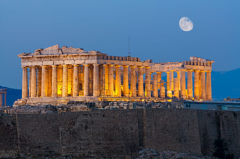 Parthenon architecture, Ancient Greek symbol, Athens landmark, Lonely Planet attraction HD wallpaper