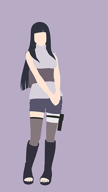 Minimalist, Hinata Hyuga HD phone wallpaper