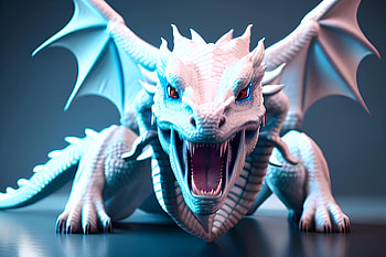 Frostborn Dragon — AI Art, AI Art HD wallpaper