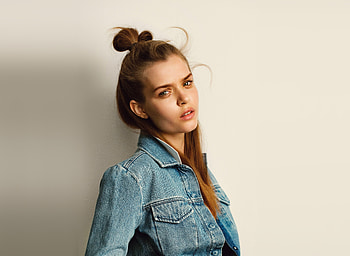 Josephine Skriver, Jeans Shirt, 2019 HD wallpaper
