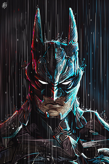 Batman Digital Artwork, batman, superheroes, behance, artwork, artist HD phone wallpaper