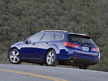 Auto, Nature, Acura, Cars, Forest, Side View, Style, Akura, 2010, Tsx HD wallpaper