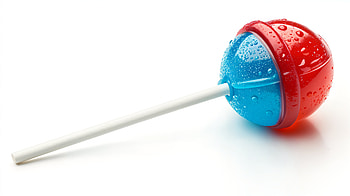 Vibrant Lollipop Delight - Ultra, lollipop, candy, blue, red, sweets HD wallpaper