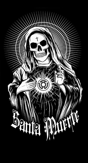 Santa Muerte, Madre Muerte, Español, Catolico, La Hermosa, Latin America, Calaveras, Dia de los Muertos, Sinaloa, Guadalajara, Mexico, Jalisco, La Niña Negra HD phone wallpaper