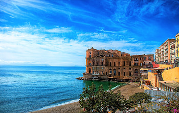 Villa Donn'Anna, Naples (Italy) HD wallpaper