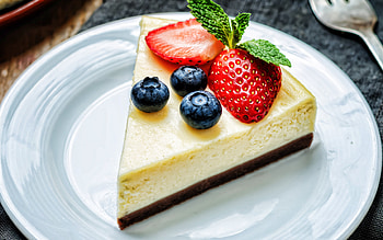 Cheesecake with berries, , Sweet indulgence, High-quality HD wallpaper