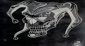 jester, blackandwhite, funny, hats, skulls HD wallpaper