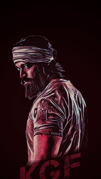 Yash, kgf, chapter 1, rocky bhai HD phone wallpaper