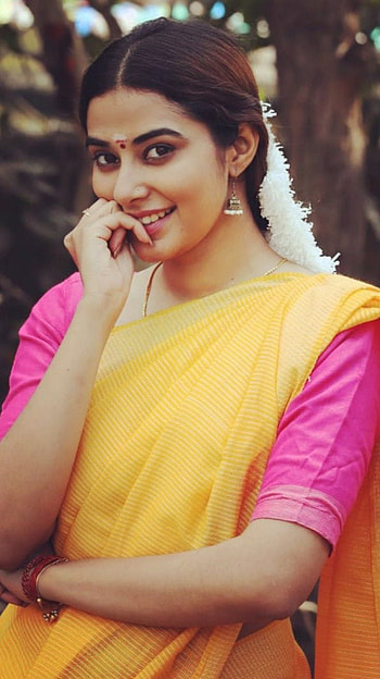 Stefy Patel, bollywood actress, saree beauty HD phone wallpaper