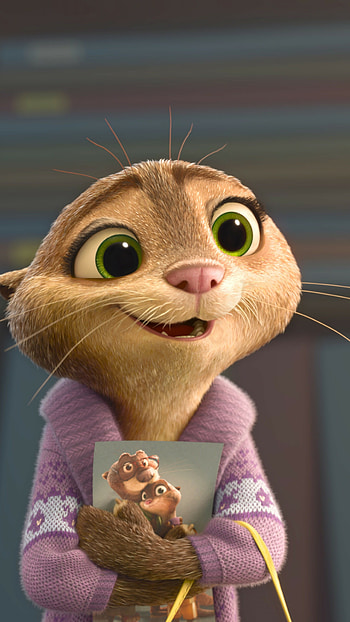 Mrs. Otterton, Zootopia HD phone wallpaper