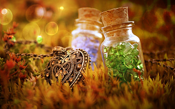 Bokeh graphy, Mood and emotion, Fantasy necklace, Reflections and colors HD wallpaper