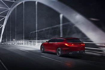 Rear view, on-road, Kia Sportspace concept HD wallpaper