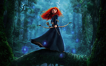 Princess Merida, Brave, Animation HD wallpaper