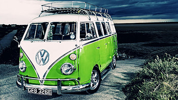 Volkswagen Bulli, Vintage charm, Classic design, Iconic symbol HD wallpaper