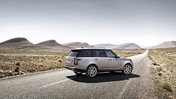 Range Rover On Alone Road, land-rover, concept, cars, offroading, range-rover, road HD wallpaper