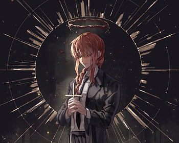 Makima — Chainsaw Man: Quad , Eerie Elegance, Makima (Chainsaw Man), Anime, Chainsaw Man HD wallpaper