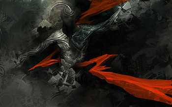 Robotic Shadow Devil, devil, shadow HD wallpaper